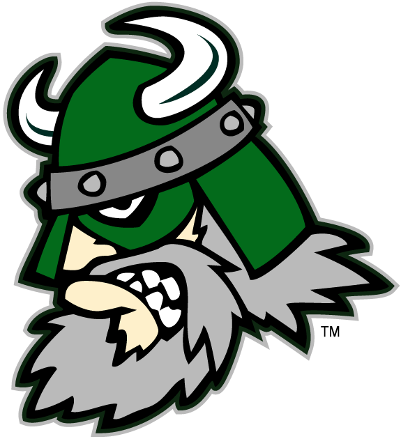 Portland State Vikings 1999-2015 Mascot Logo iron on paper